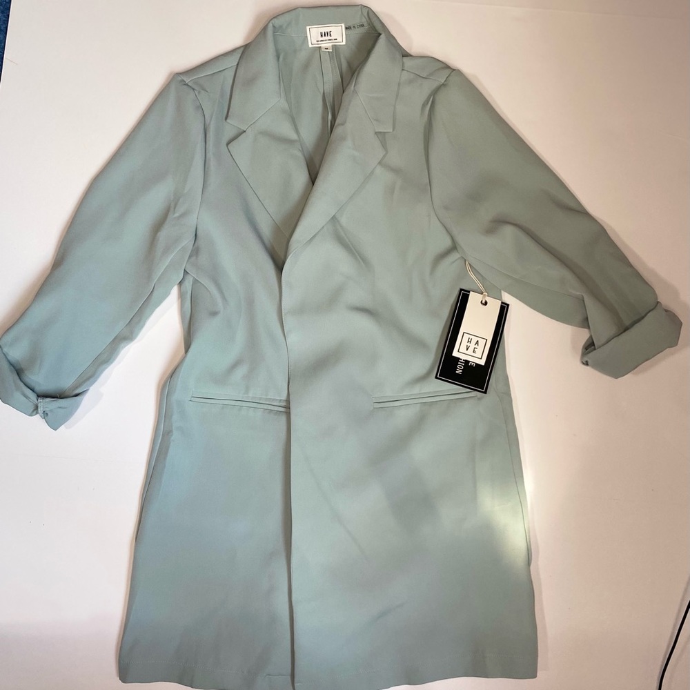 Mint blazer